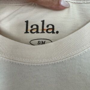 Dressed in LALA Cream Short Sleeve Tee